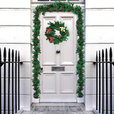 270cm Artificial Christmas Wreath Rattan Garland