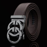 Luxury Double G Buckle Leather Belt for Men and Women
