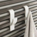 Heated Bathroom Towel Holder Rack with Hooks