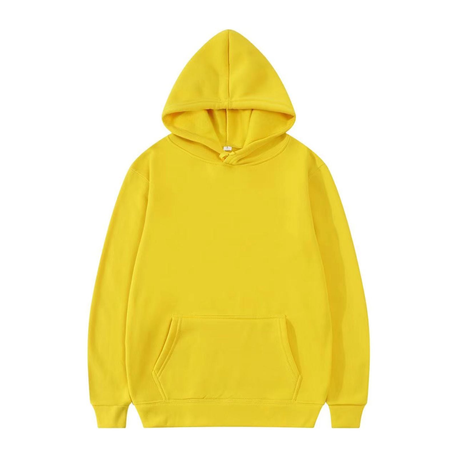 Men's and Women's Hooded Solid Color Sweatshirt
