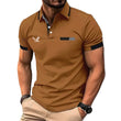 Men's Color Block Golf Polo Shirt
