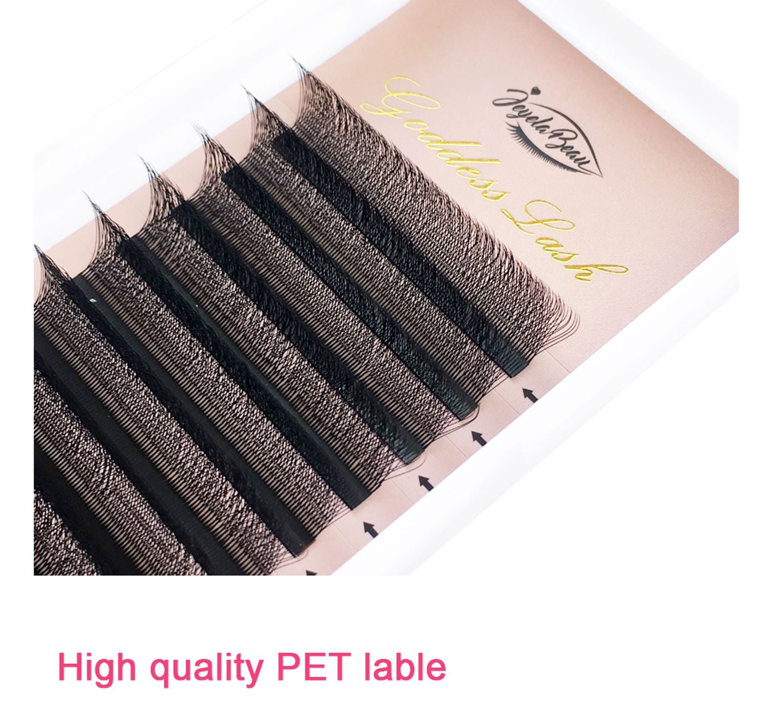 Goddess 4D W Shape Eyelash Extensions - Handmade Volume Lashes