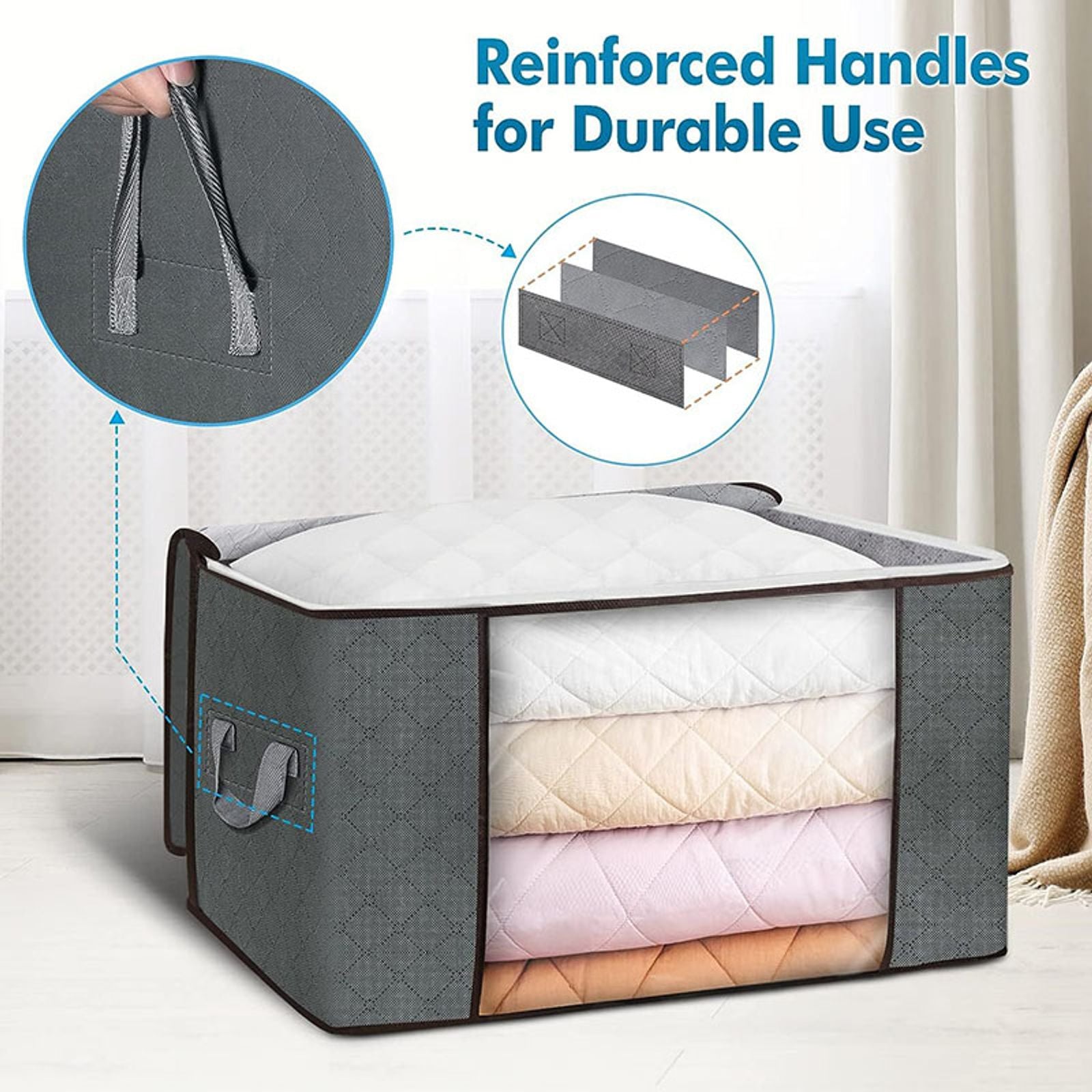 Large Capacity Foldable Clothes Storage Bag for Organizing