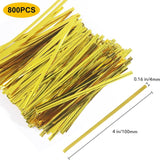 Reusable Metallic Twist Ties for Candy Bags and Gifts