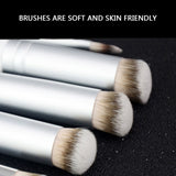 Premium Foundation Concealer and Blusher Brush for Flawless Makeup