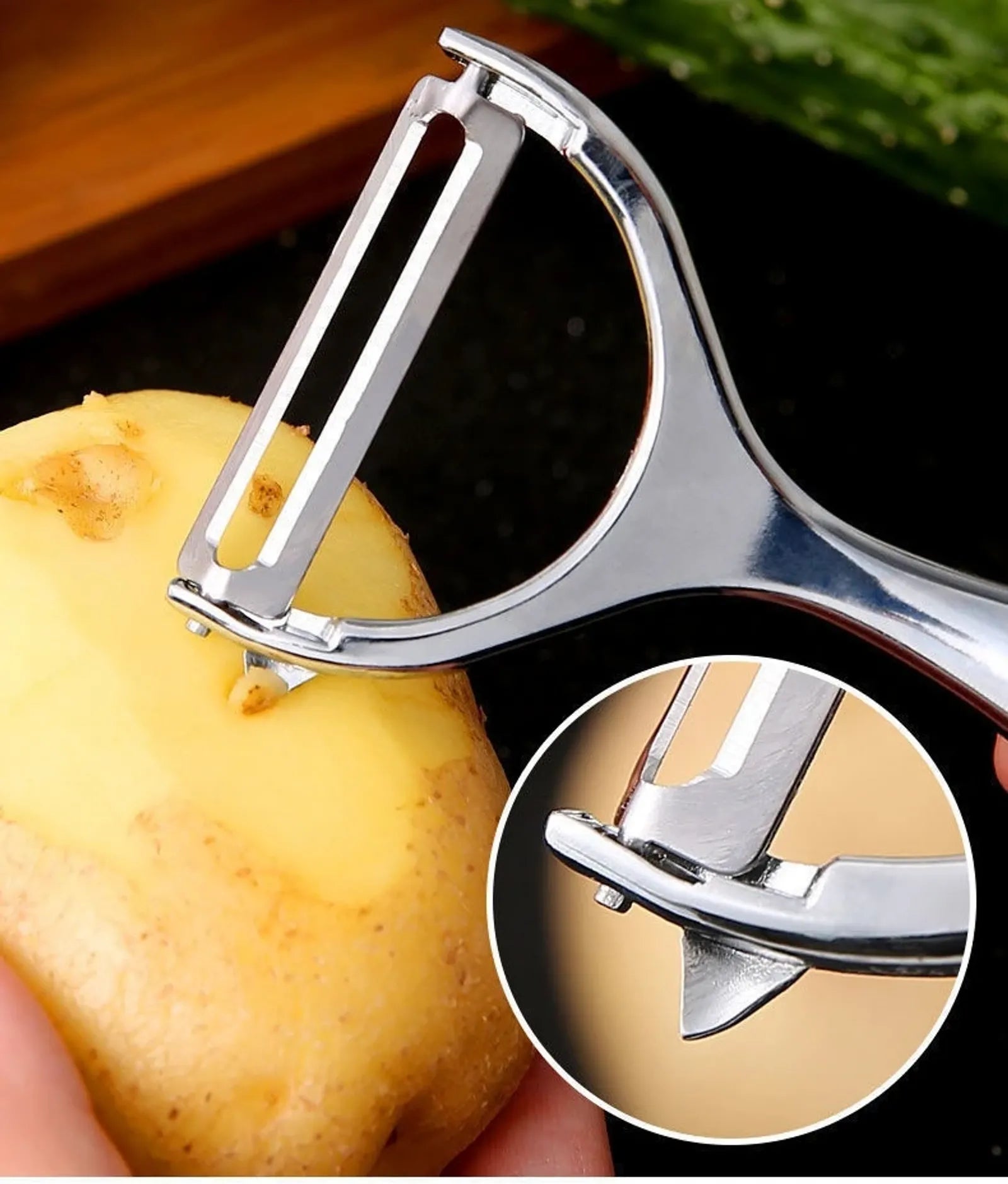 Multifunctional Stainless Steel Vegetable and Potato Peeler
