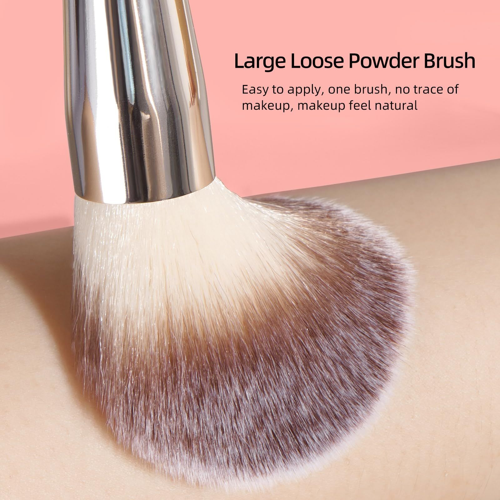 3 PCS Double-Ended Kabuki Brush Set for Makeup Blending