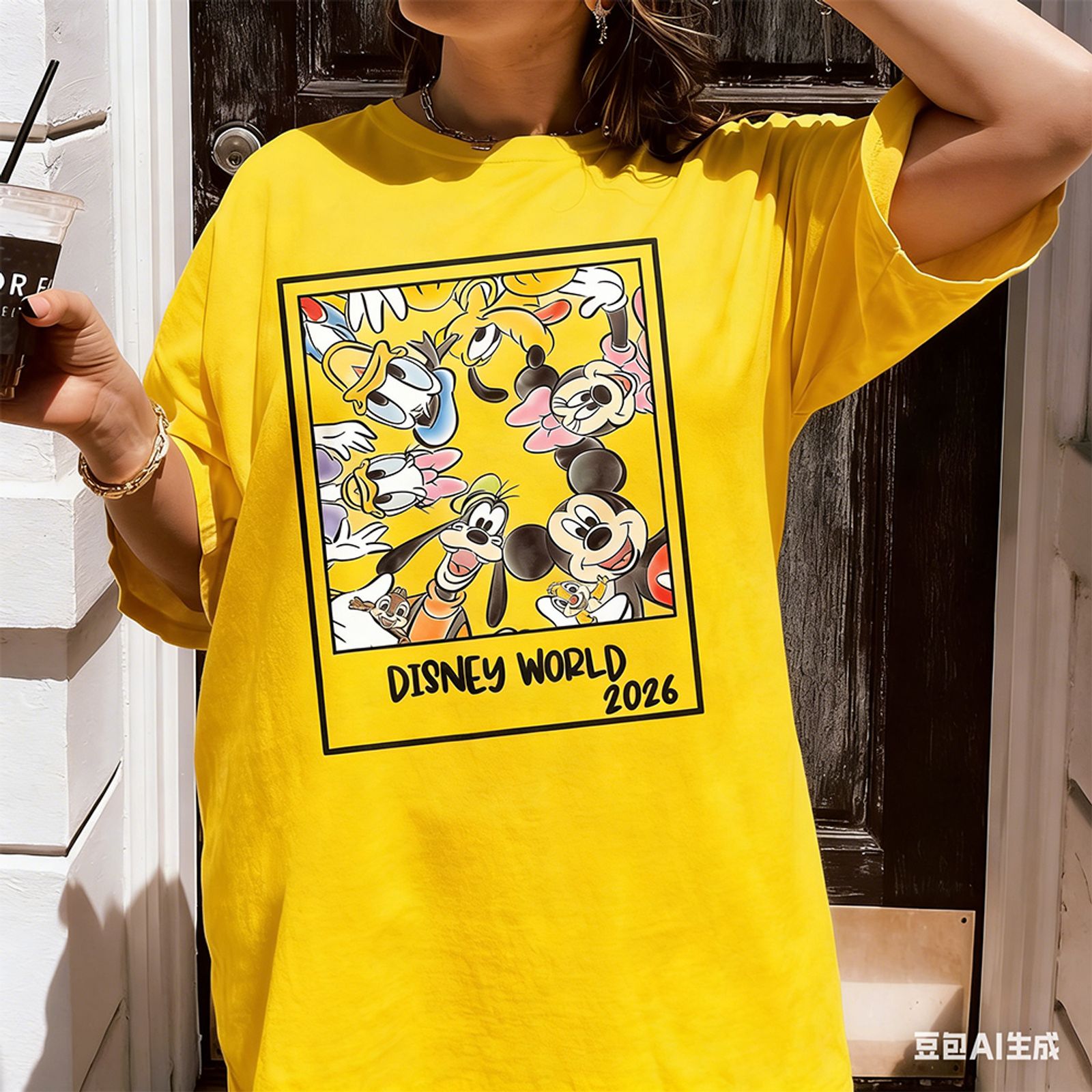 Vintage Disneyworld Mickey And Friends Summer Shirt