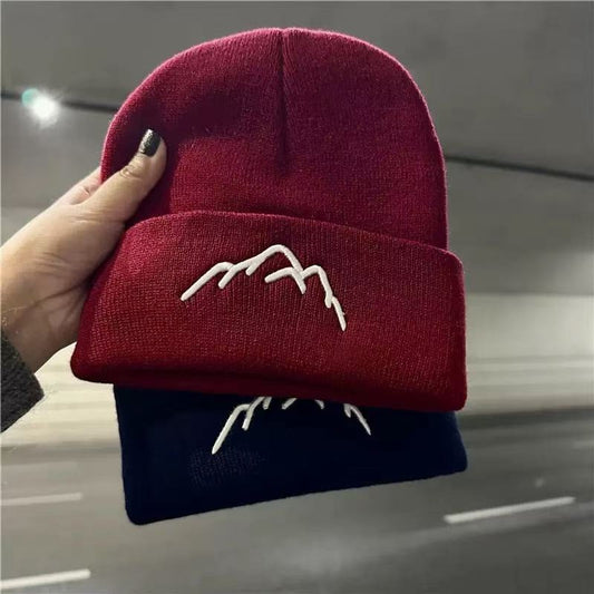 Embroidered Knitted Urine Cap - Breathable Winter Hat