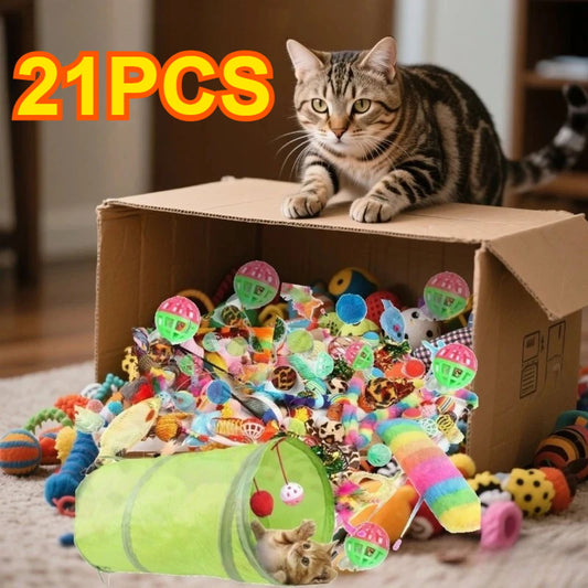 21PCS Kitten Toy Variety Pack