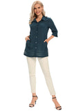 Fashionable Woven Casual Shirt for Women in Spring & Autumn
