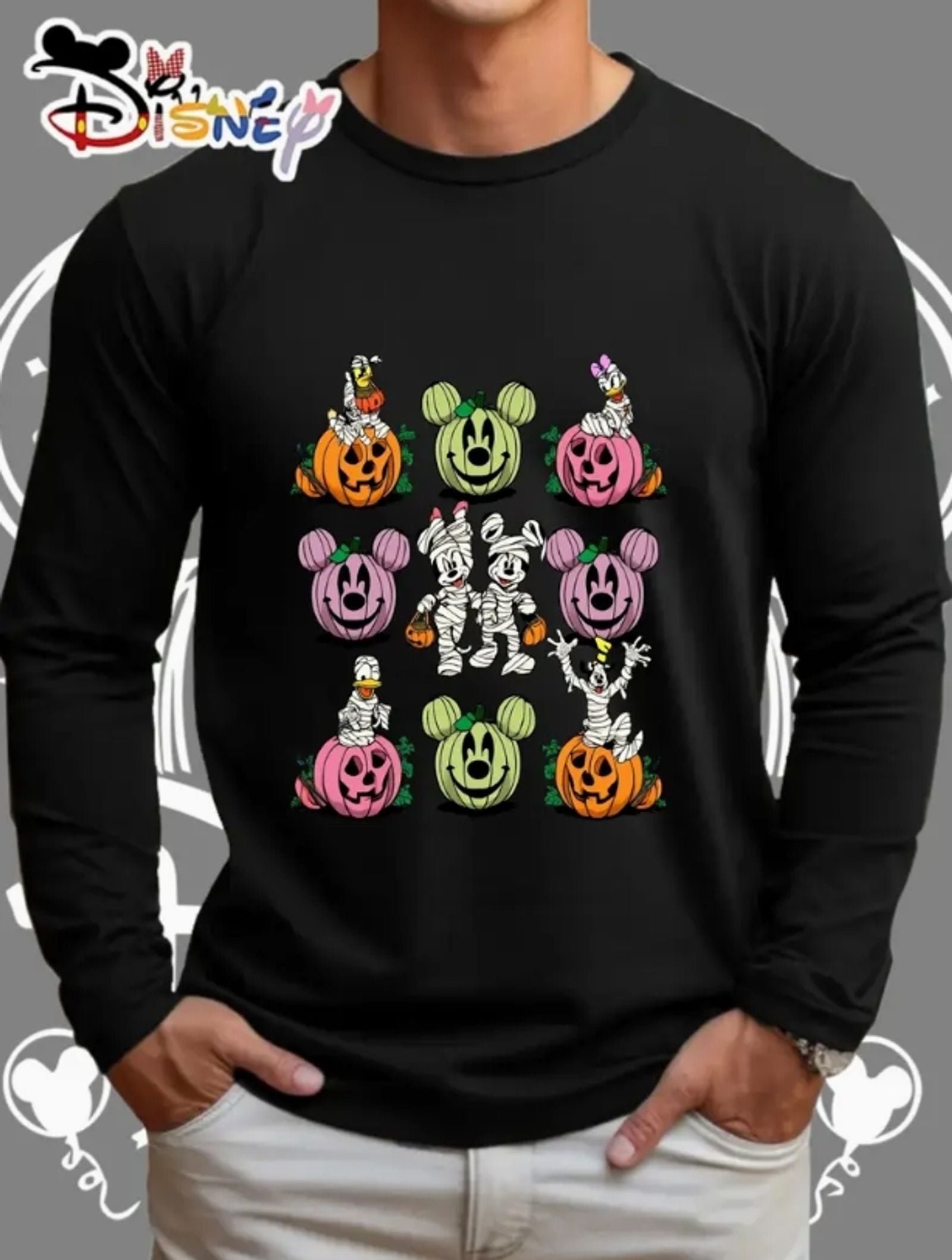 Mickey & Minnie Streetwear Long Sleeve T-Shirt