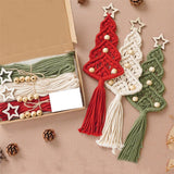 3PCS Macrame Woven Christmas Tree Craft Kit