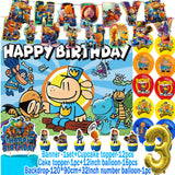 Blue Dogs Kids Birthday Party Supplies Decoration