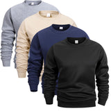 Men's Fleece Crew Neck Hoodie for Autumn & Winter