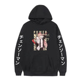 Chainsaw Man Oversized Fleece Hoodie for Men and Women