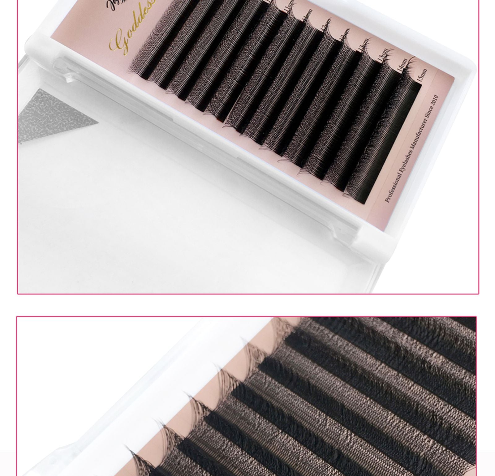 Goddess 4D W Shape Eyelash Extensions - Handmade Volume Lashes