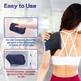 Reusable Ice Pack with Elastic Strap for Pain Relief