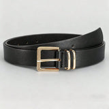 Women's Adjustable Faux Leather Pin Buckle Belt