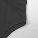 Women's Long Sleeve Crossed Bodysuit