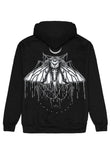 Bad Omens Moth Printed Oversized Hoodie