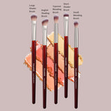 5PCS Eye Shadow Makeup Brush Set with Soft Bristles