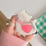 Korean Cute Cartoon Kawaii Kitten Grip Tok Phone Holder