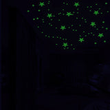 Glow In The Dark Star Stickers - 3D Wall Art for Kids' Rooms