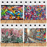 Street Graffiti Wall Background Banner for Photography