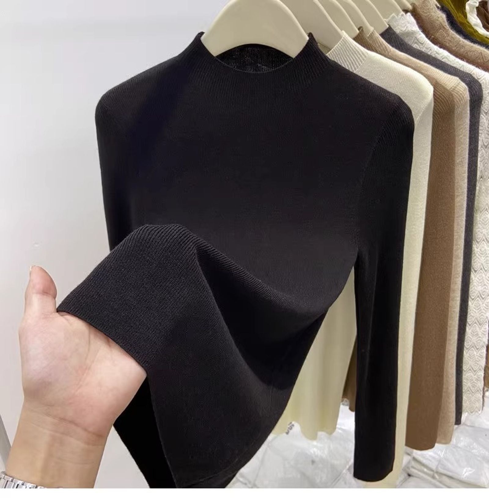 Women’s Solid Slim Turtleneck Sweater - Autumn/Winter