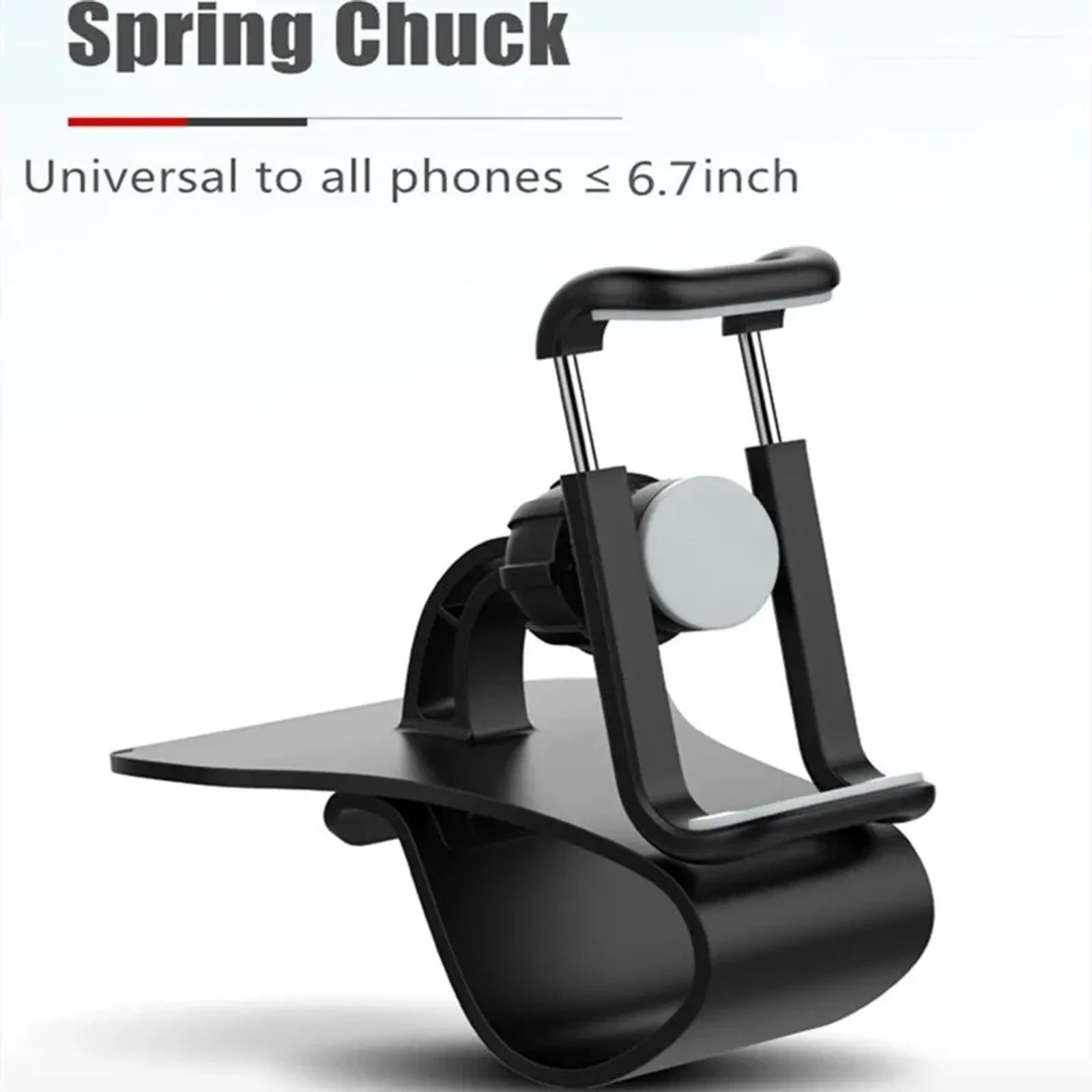 Universal Car Phone Holder - 360° Rotatable Dashboard Stand