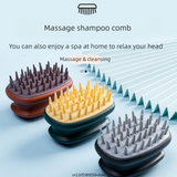 Scalp Massager and Hair Growth Silicone Brush