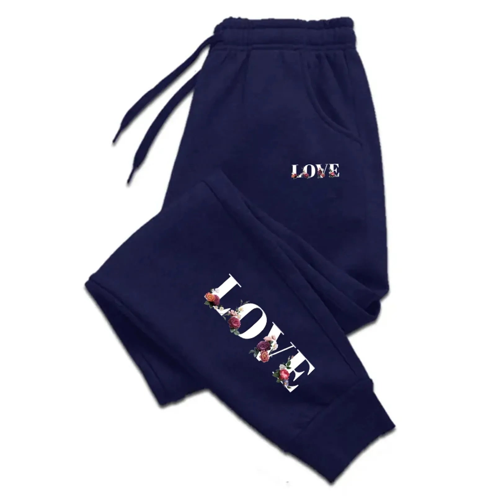 Womens LOVE Letter Print Luxury Sweatpants