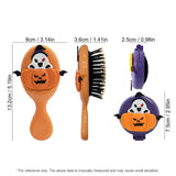 Portable Travel Mirror and Comb Set with Halloween Design