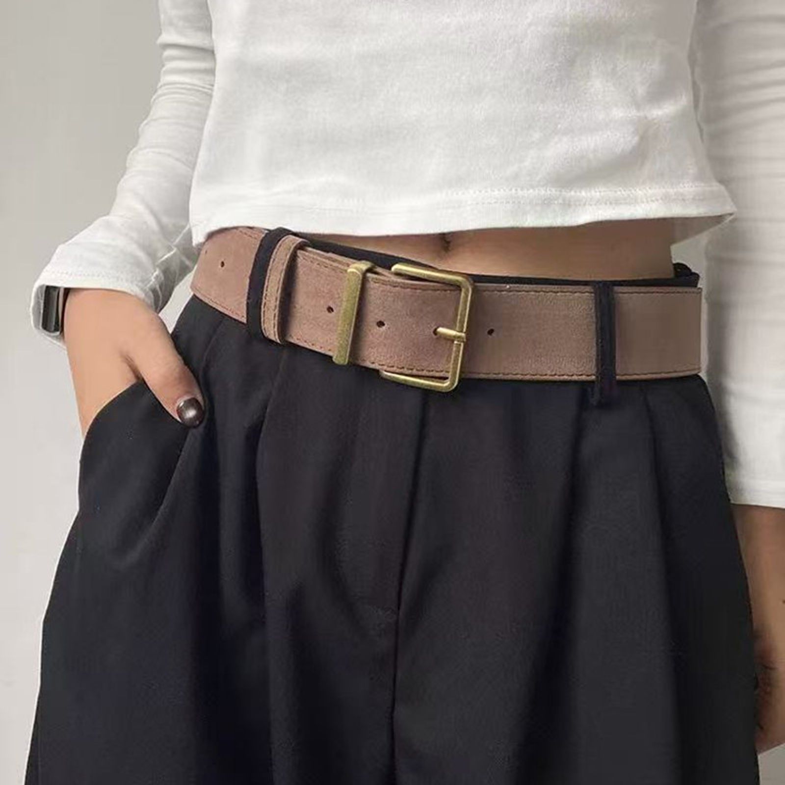Versatile American-Style Retro Women's Belt