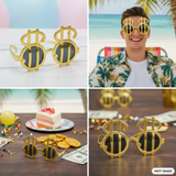 Casino Theme Party Sunglasses - Dollar Design
