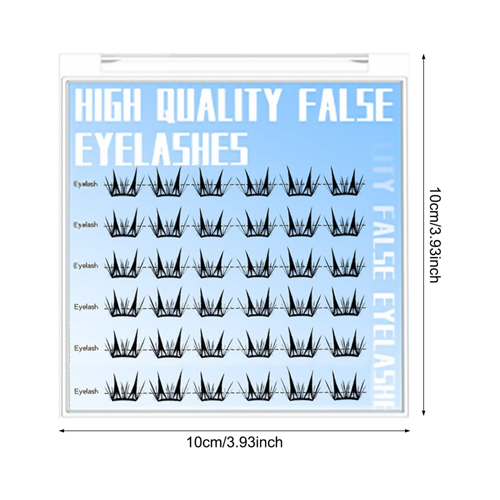 Natural False Eyelashes for Eye-Lifting Effect