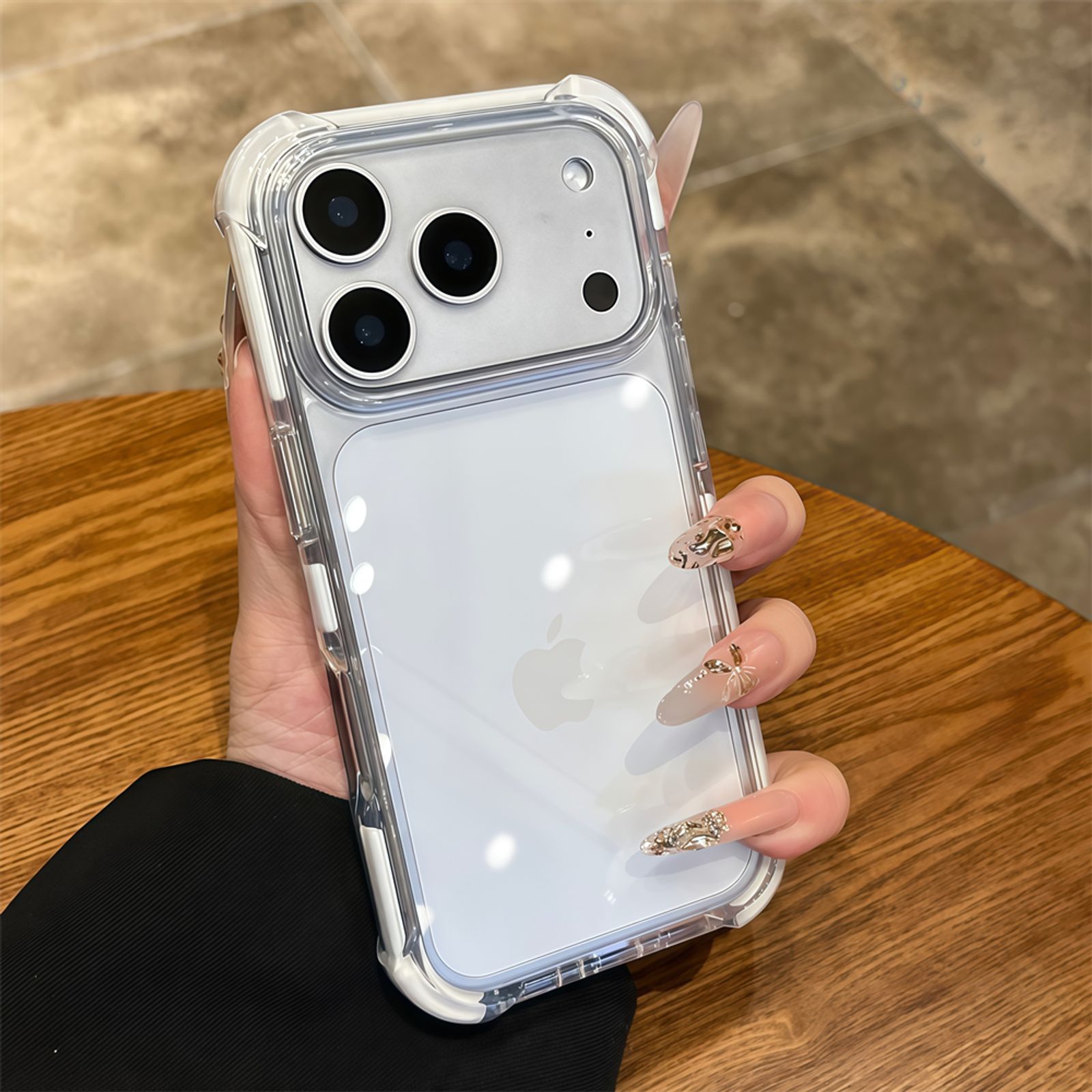 Transparent Clear Ultra Thin Acrylic Armor Case for iPhone