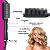 Professional PTC Heated Hair Straightener Comb