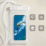 Waterproof Phone Pouch with Neck Strap for Beach Use