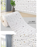 3D Foam Brick Wall Panels - Self Adhesive, Waterproof