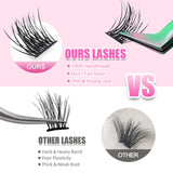 YUANZHIJIE Individual Eyelash Extensions - C/D Curl Wispy Volume