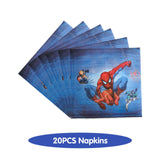 Spiderman Birthday Tableware Set for Kids