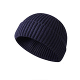 Unisex Solid Color Winter Knit Cap