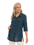 Fashionable Woven Casual Shirt for Women in Spring & Autumn