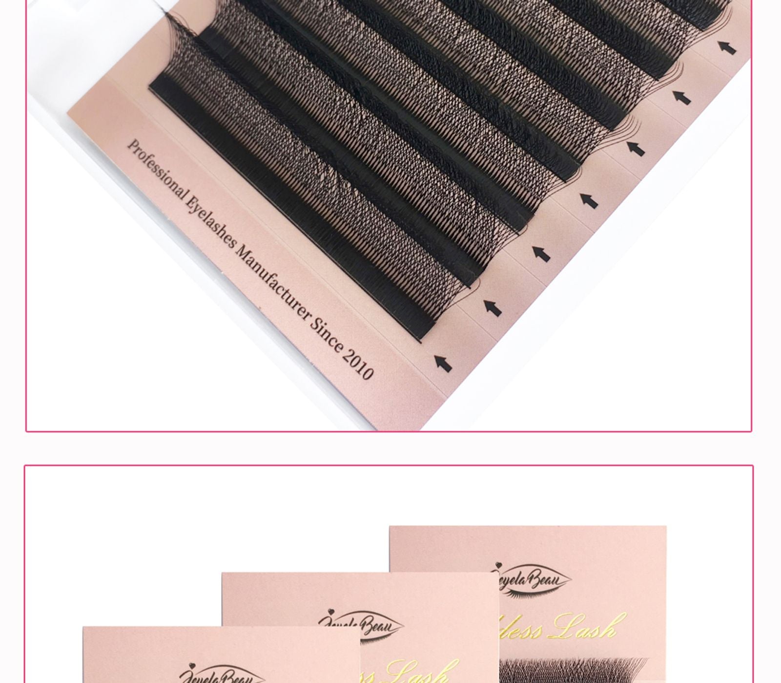 Goddess 4D W Shape Eyelash Extensions - Handmade Volume Lashes