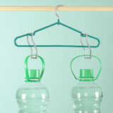 10pcs Durable No-Slip Metal Clothes Hangers