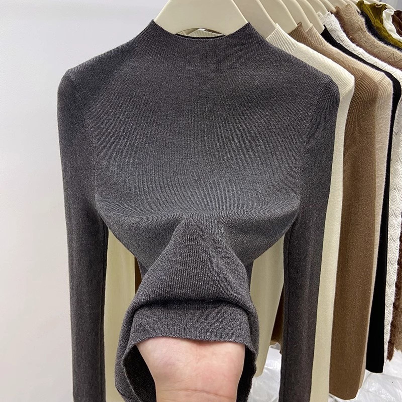 Women's Warm Turtleneck Sweater - Autumn Winter Pullover