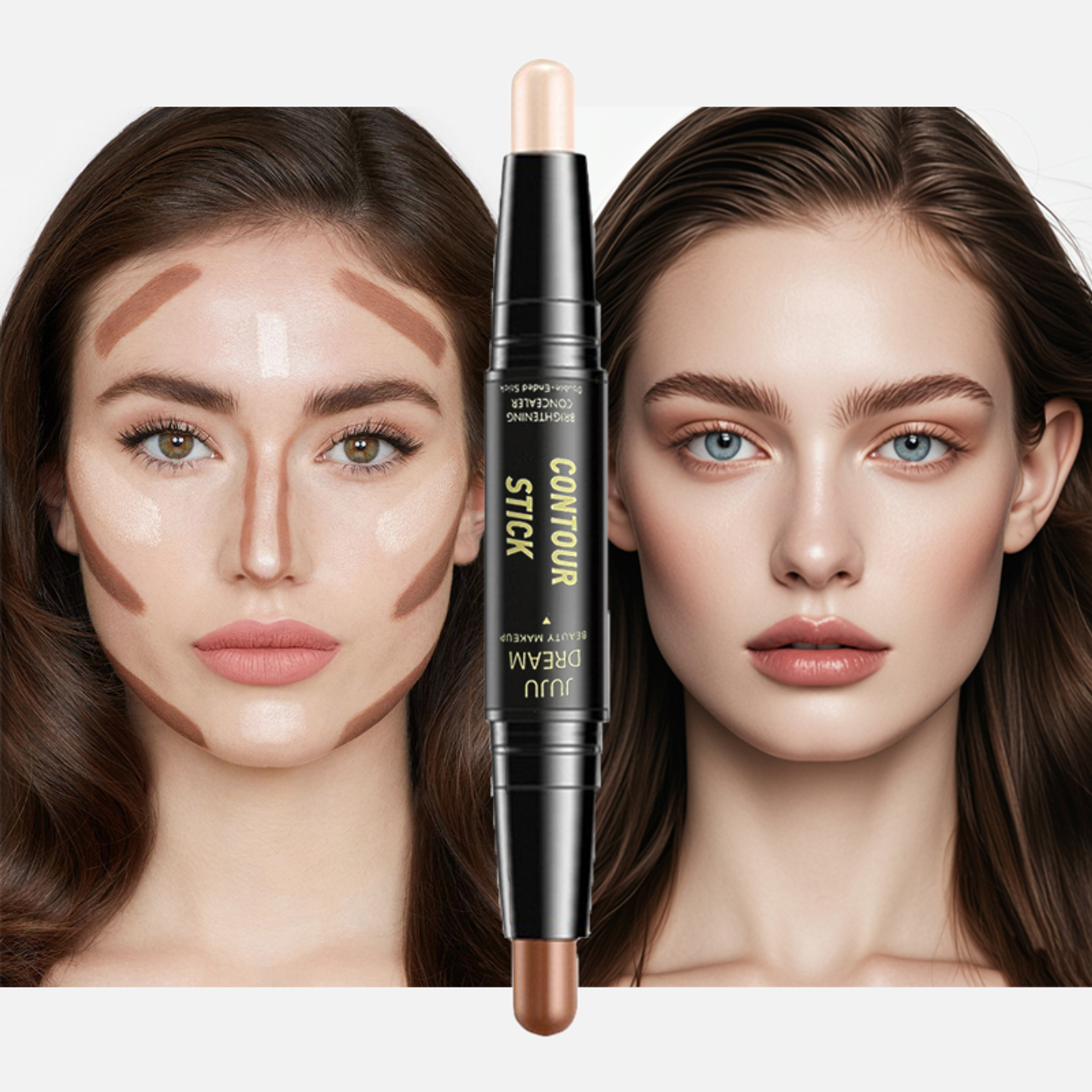 Dual-Ended Contour Stick with Concealer