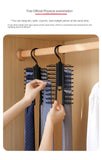 Rotatable 20-Hook Silk Scarf and Tie Storage Rack